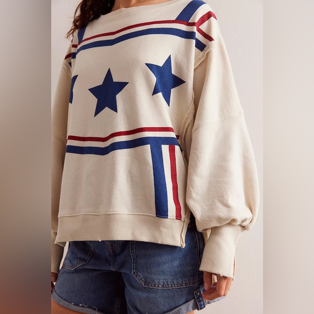 Free People We the Free Stars and Stripes Camden